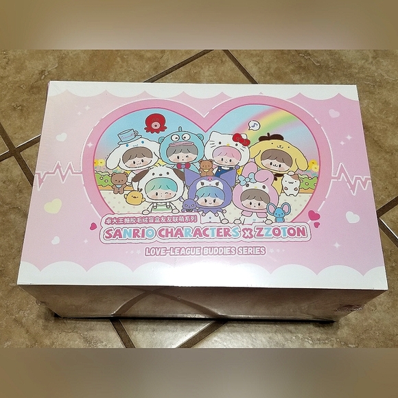 Sanrio Characters x ZZOTON Love-League Buddies Set of 6 Plush Pendants - Picture 1 of 3